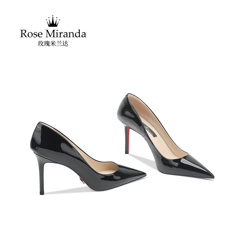 Rose Miranda [Red Sole] High Heels Pointed Toe Red Sole Slip-On Pumps for Women