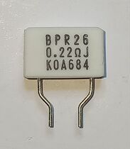 Original phototone KOA BPR26 2W 0 1R Copper foot unconscious ceramic cement resistance 0 22 euros 0 47R