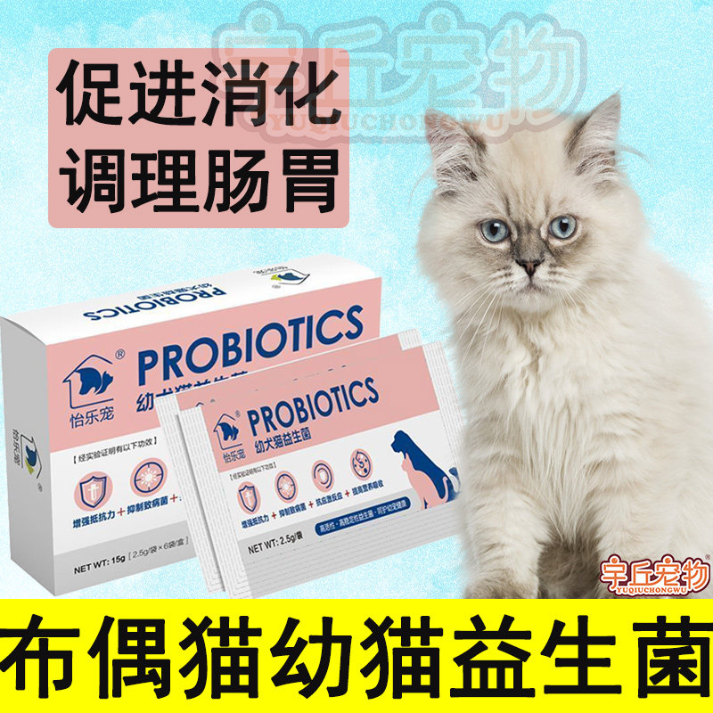 Puppet Cat Infant Cat With Probiotic Conditioning Gastrointestinal Vomiting Lathin Soft Poo Milk Cat Constipation Pull Tummy Digestive