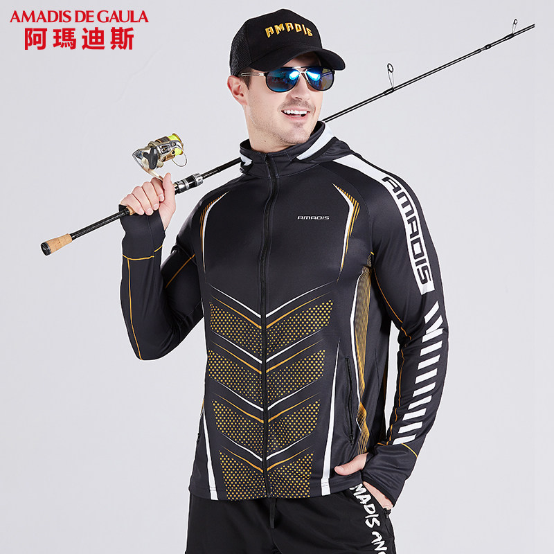 Ahmadis Lua sunscreen fishing clothing men's summer sun protection against UV light and thin air-fishing gear