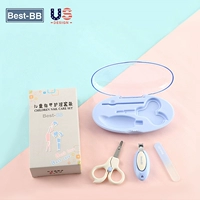 Круглый шлифовальный набор ногтей синий