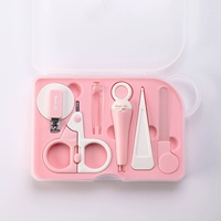 Маникюрные кусачки, розовый комплект
