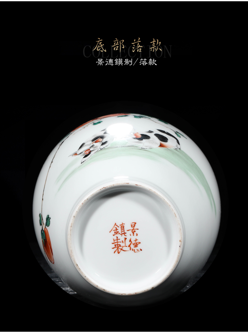 Master jia lage jingdezhen ceramic hand - made vases Zhang Quanzhi everything goes well with decorative vase ceramic furnishing articles