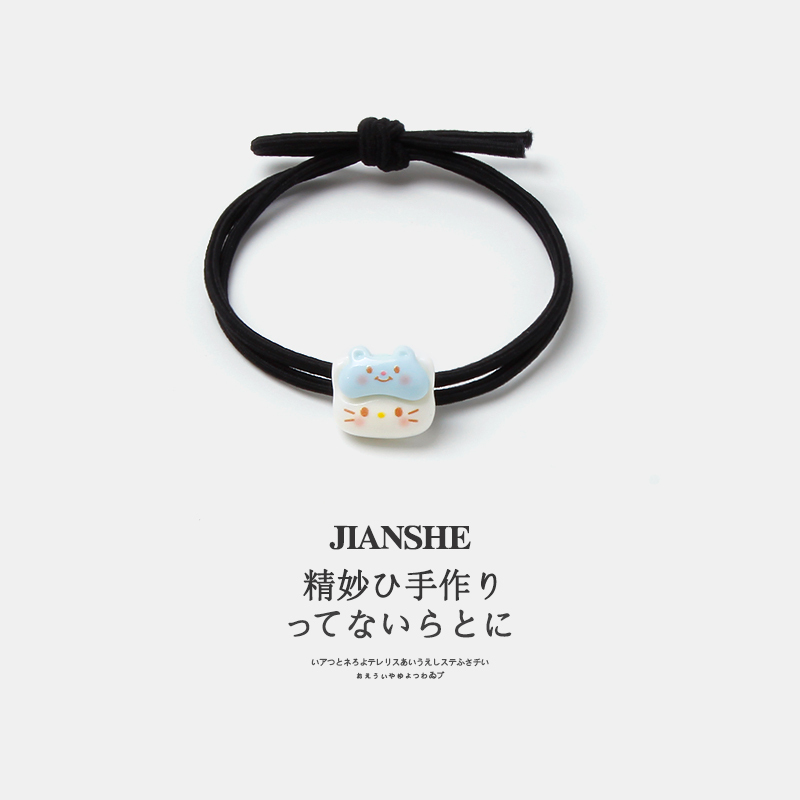Cute Kitten Hair Tie for Girls, Sweet Elastic Hair Band, Trendy High-Elastic Ponytail Holder, Hair Rope, Hair Accessory Cute Kitten Hair Tie for Girls, Sweet Elastic Hair Band, Trendy High-Elastic Ponytail Holder, Hair Rope, Hair Accessory
