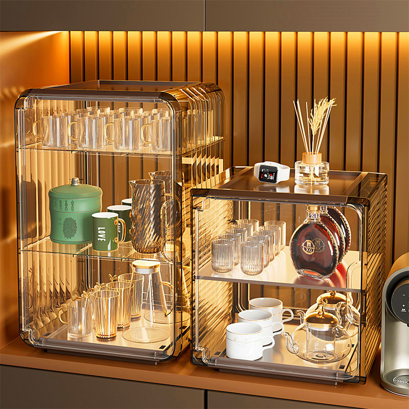 Water Bar Cup Storage Rack, In-Cabinet Coffee Cup, Mug, High-Value Tea Cup Holder, Tea Set Storage Rack