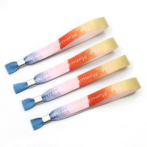 Disposable Ribbon Bracelet Wristband wristband custom LOGO pattern number Event conference party exhibition test drive concert