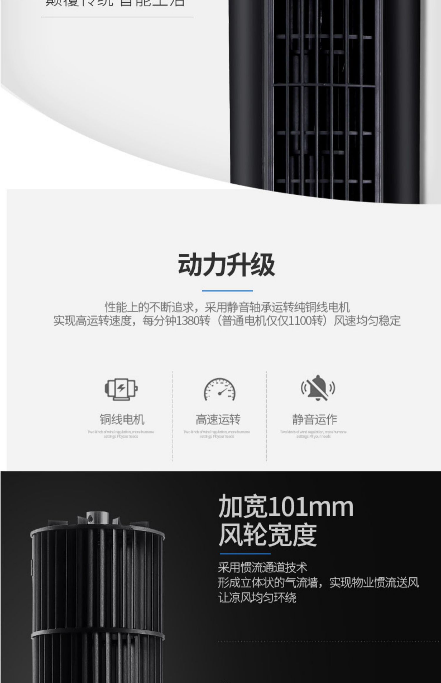 quạt mini tích điện Quạt điện Sauber quạt tháp im lặng lắc đầu tầng quạt điều khiển từ xa tòa nhà máy tính để bàn dọc không có quạt - Quạt điện quat suoi
