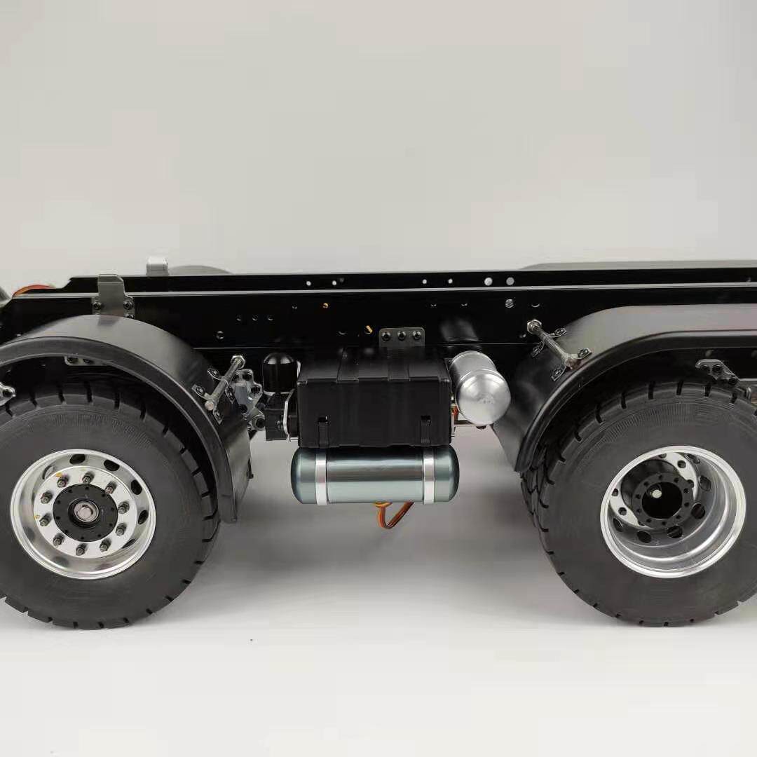 Metall-Simulationsbatteriekasten und Gastank für 1/14 Tamiya RC Truck Auto-Zubehör – Detail 9