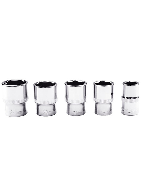 Hexagonal sleeve head manual sleeve tool outer hexagonal sleeve wrench 1/2 inch 8-9-10-13-17-19mm