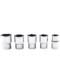 Hexagonal sleeve head manual sleeve tool outer hexagonal sleeve wrench 1/2 inch 8-9-10-13-17-19mm