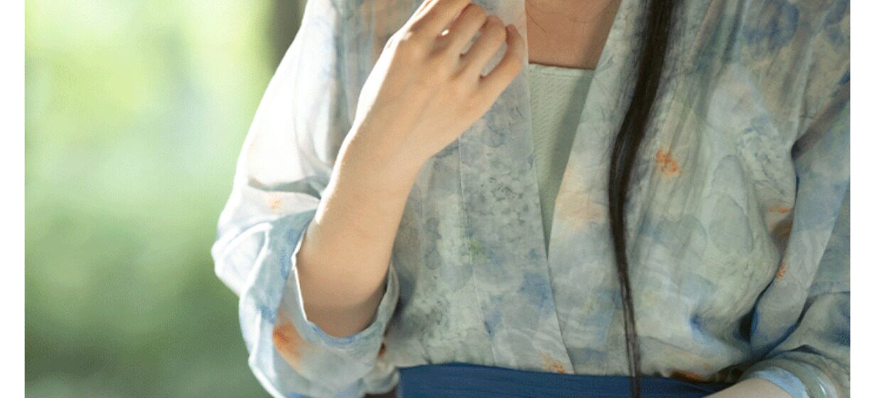 Китайцы одежда наборы 上雲樂 风定池 宋制汉服飞机袖两片裙旋裙日常原创国风女春夏现货