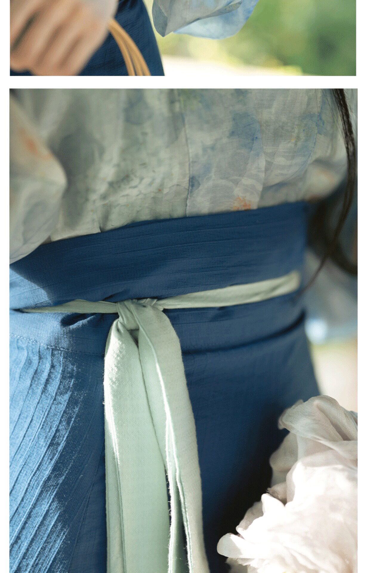 Китайцы одежда наборы 上雲樂 风定池 宋制汉服飞机袖两片裙旋裙日常原创国风女春夏现货