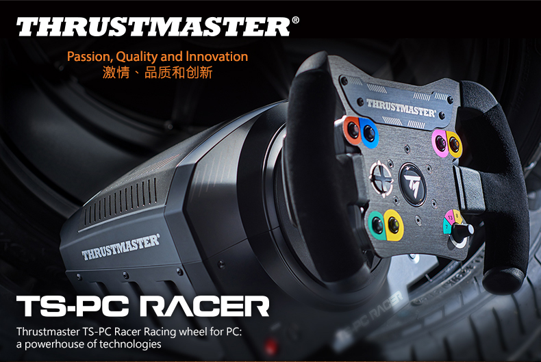 Bản đồ được cấp phép Tay lái mô phỏng đua xe TS-PC RACER phản hồi lực PC / Gao Xiang GAOX - Chỉ đạo trong trò chơi bánh xe vô lăng chơi game lái xe
