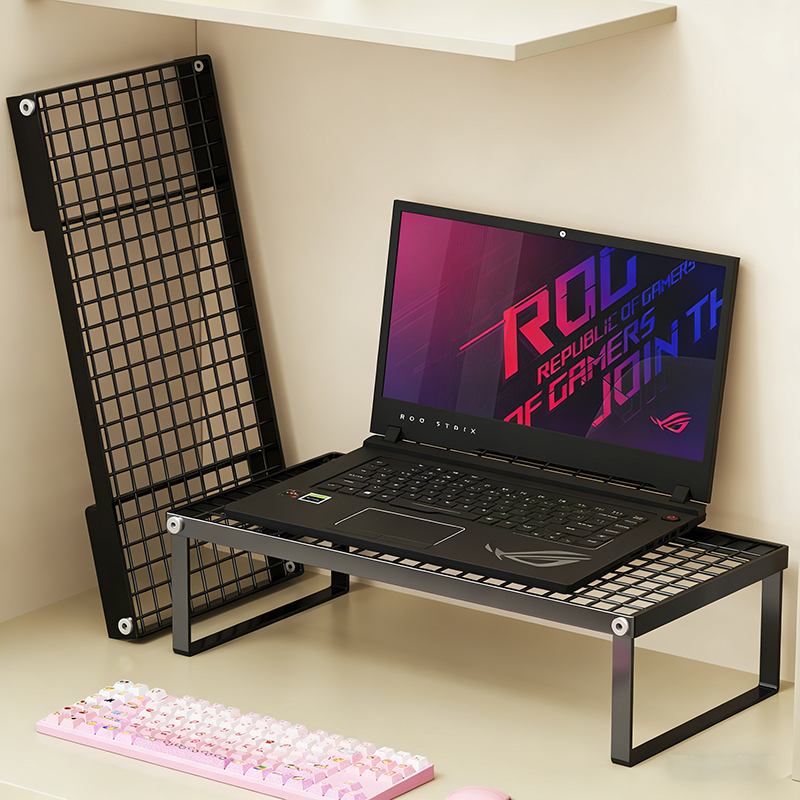 Laptop Stand Barbecue Rack Home Office Desk Heightening Support Stand Suspended Gaming Laptop Cooling Base
