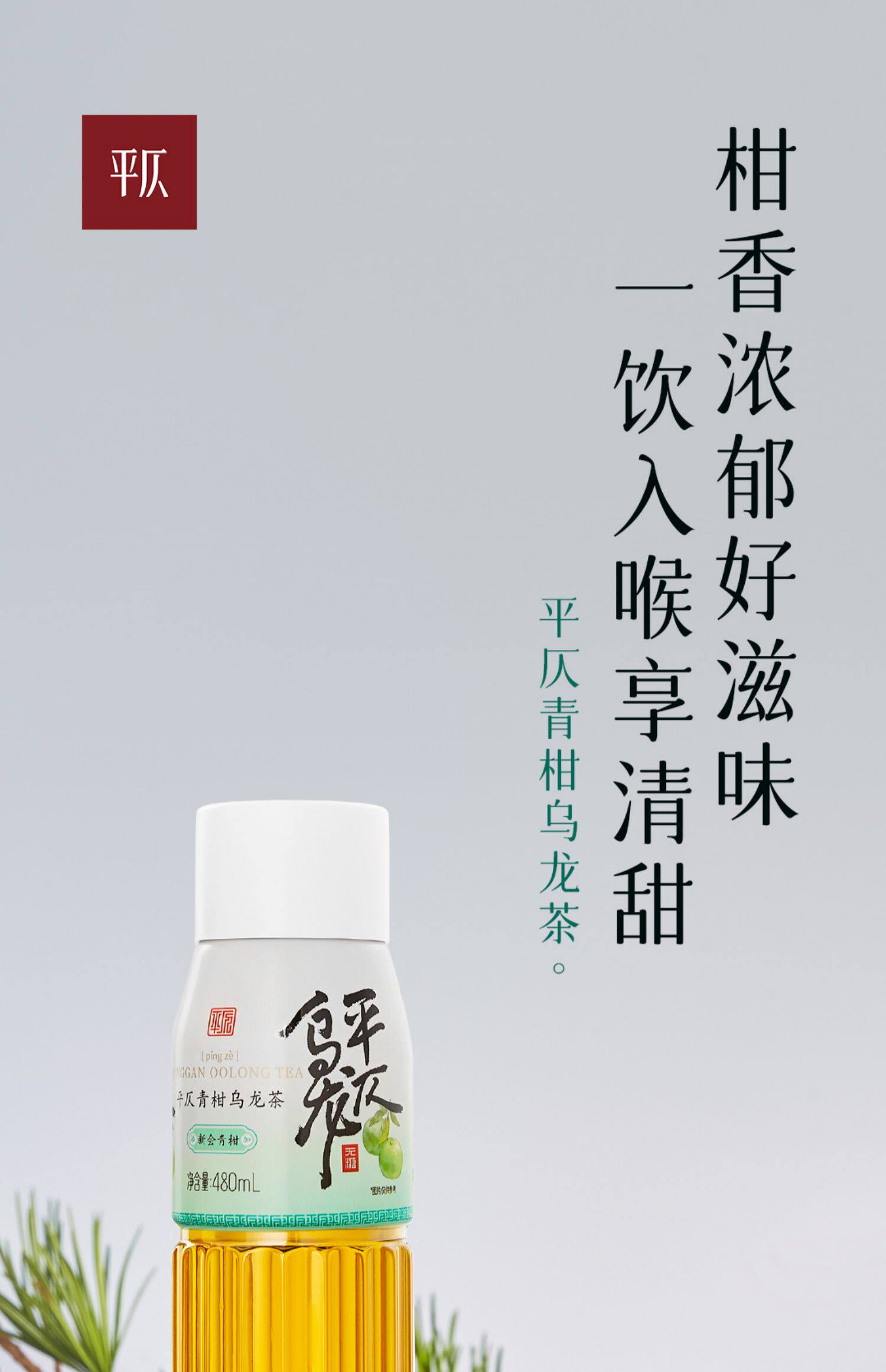 小米生态链企业,平仄 无糖青柑乌龙茶 480mL*5瓶装 14.9元包邮(需领券) 值值值-买手聚集的地方