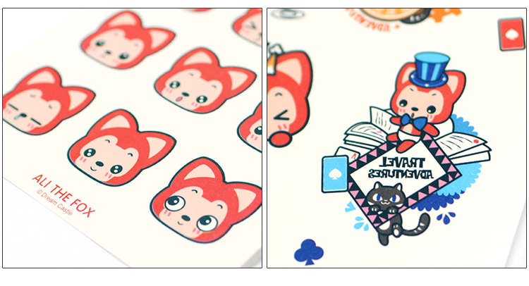 Một con gấu trúc nước dán không thấm nước và mồ hôi kéo dài dễ thương cartoon pattern anime xung quanh dán hình xăm chính thức đích thực hình dán anime