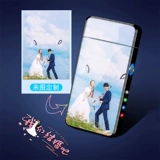 Ветрозащитная креативная электронная металлическая зажигалка с зарядкой, популярно в интернете