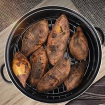 Grilled sweet potato artifact large red potato pot home roast sweet potato pot barbecue corn sweet potato pot barbecue rice dish