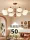 Vintage-Style Living Room Chandelier with a Retro High-End Feel, Persimmon-Shaped Main Hall Light, 2026 New Model Lighting Fixtures, Whole House Package Set