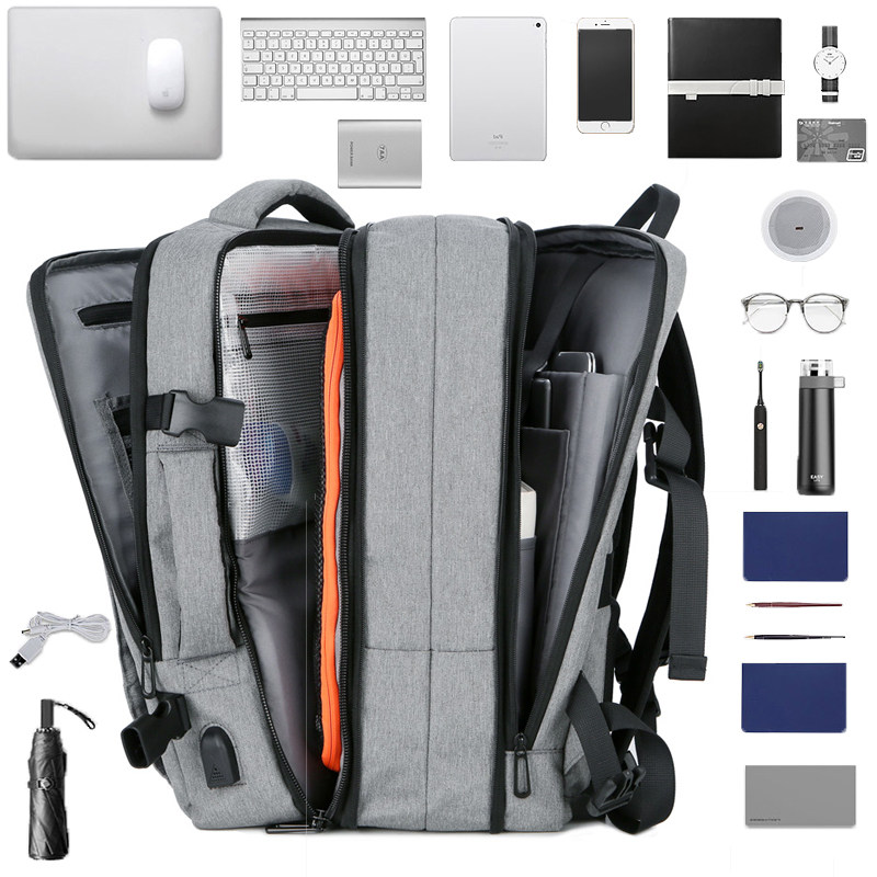 Computer Bag Large Capacity Double Shoulder Pen Electric Bag applicable Huashuo Lenovo 14 inch 15 6 inch 17 3 inch 16 1 inch male and female expandable and multifunctional oversized computer Shoulder Bag Gaming Computer Bag