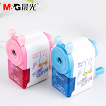 Morning light pencil sharpener hand-cranked pencil sharpener pencil sharpener children manual pen sharpener pen sharpener automatic student use