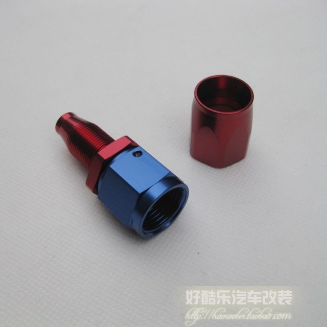 Xe hiệu suất cao sửa đổi áp suất cao nhiệt độ cao màu đỏ và màu xanh nhanh chóng nối ống dầu AN4 / AN6 / AN8 / AN10 - Sửa đổi ô tô chổi rửa xe oto 360 độ