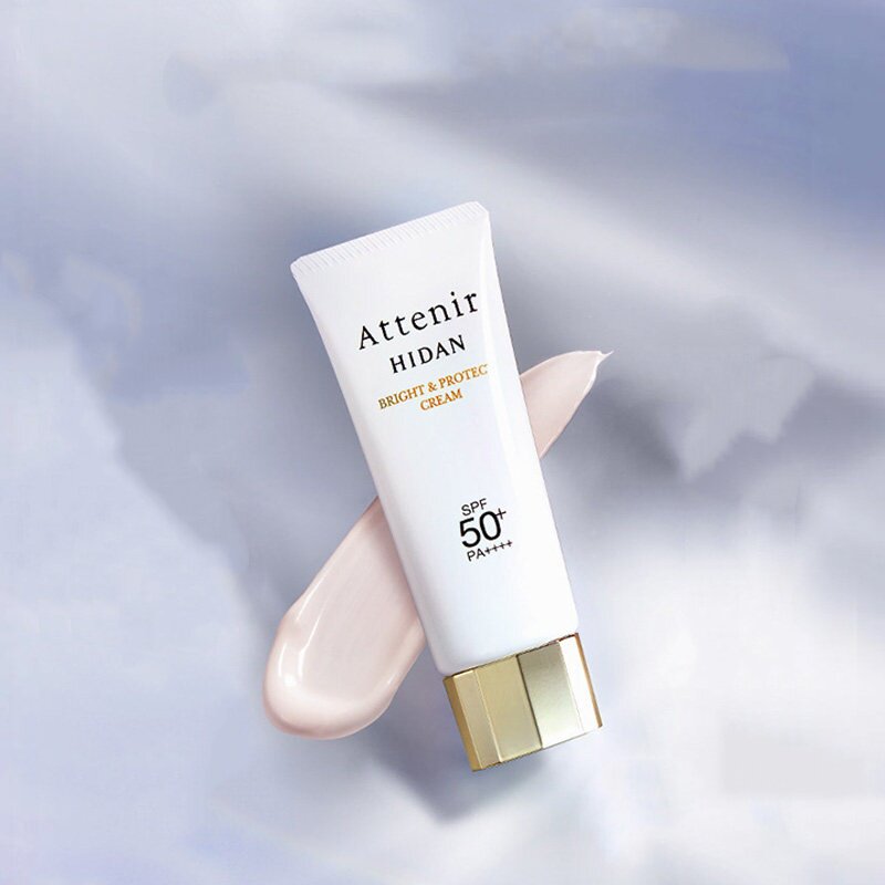 艾天然防晒霜SPF50+面部隔离素颜霜提亮40g清爽不油腻敏肌用 颜清实拍商品图