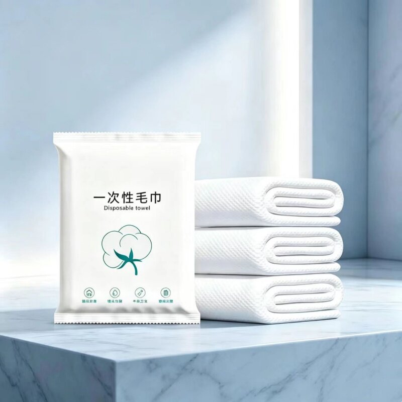 康巧柔一次性纯棉洗脸巾5包