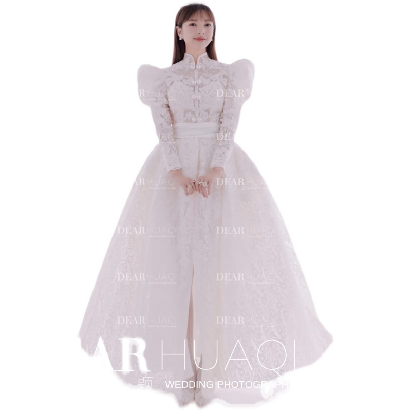 Small princess costume, lace wedding dress, photography props suitable for photo sessions for beloved, Korean style Small princess costume, lace wedding dress, photography props suitable for photo sessions for beloved, Korean style