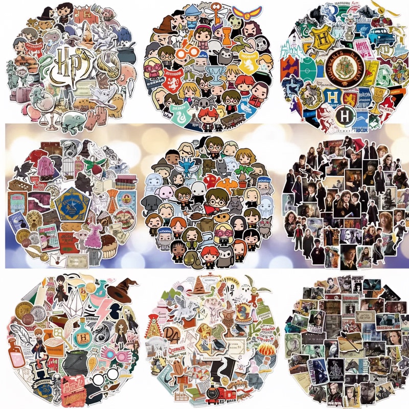 Malfoy, Hermione, Zhang 50 Little Magic Academy Journal Stickers Cartoon Character Collection Stickers Harry Potter Malfoy, Hermione, Zhang 50 Little Magic Academy Journal Stickers Cartoon Character Collection Stickers Harry Potter