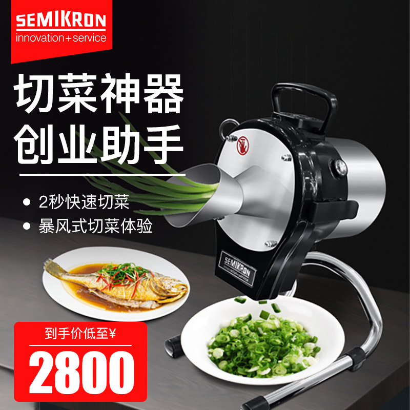 Semi-controlled Cutting Machine Commercially Automatic Slicing Machine Cutting Machine Electric Stainless Steel Home Chetter Machine