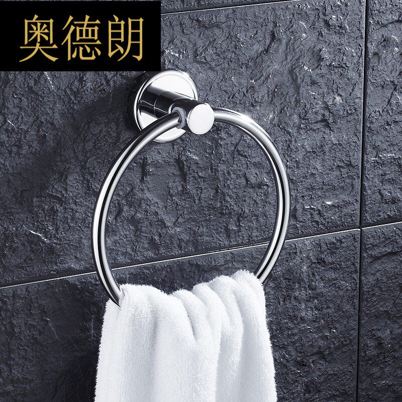 304 stainless steel towel ring bathroom towel ring toilet round towel rack towel hanging ring hardware pendant O