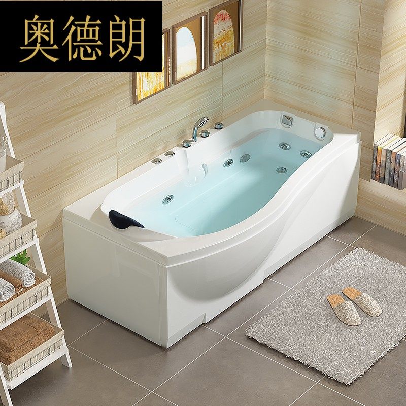 Alderan Jacuzzi tub acrylic home adult couple thermostatic heated tub freestanding dressing room OKL