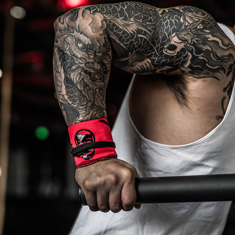 New GR Skull Street Fitness Wristfit Composite Physical Training Wrap Ring for Men and Women