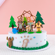 Cake model simulation 2021 New Net red cartoon popular birthday fake cake plastic samples can be customized