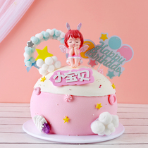 Spherical ins Net red hemisphere simulation 2021 new simulation one year old baby cake model birthday plastic sample