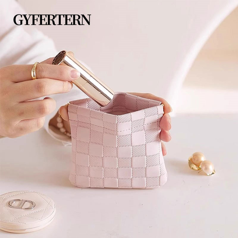 Cosmetic Bag for Women 2026 New High-End Portable Travel Mini Carry-On Cosmetic Bag Lipstick Bag Shrapnel Storage Bag Cosmetic Bag for Women 2026 New High-End Portable Travel Mini Carry-On Cosmetic Bag Lipstick Bag Shrapnel Storage Bag