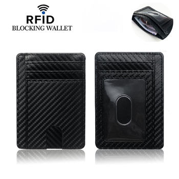 Rfid Anti-Degaussing Card Holder for Men, Portable, Compact, Multi-Card Slots, Ultra-Thin Card Holder, Driver's License Card Holder, One-Piece Design