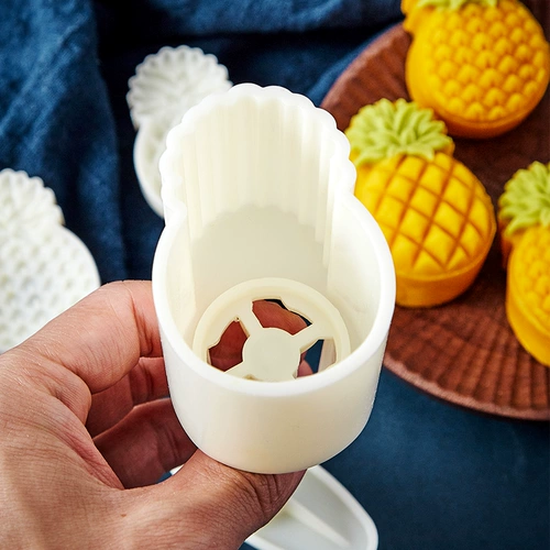 Трехмерная лотосная ананасовая луна торт плесень домашний мунг -бобовый торт