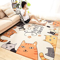 KidsBedroom Bedside Carpets Silky Sofa Rug Floor Mat Pads