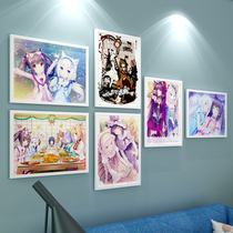 Cat Niang Paradise Chocolate and Xianglan Animation Poster Dormitory Dormitory Poster Two-dimensional HD Decorative Painting