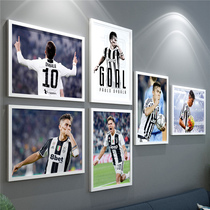 Dibala hanging painting Nedway poster Pirlo Juventus Photo Wall C Ro Messi Piero hanging wall