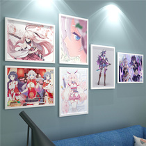 Two-dimensional animation collapse School 3 hanging painting poster eight-year-old cherry buds clothing Hua Qi Yana mural sticker frame