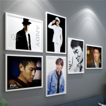 Andy Lau poster album Four Heavenly Kings decorative painting bar Andy Lau hanging painting Andy Lau photo wall