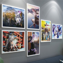 Two-dimensional anime witch tour Irina Fran broom Ashdae hanging painting poster bedroom mural decoration