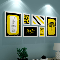 Nordic ins Photo Wall living room photo wall restaurant solid wood photo frame hanging wall creative decorative painting combination bedroom