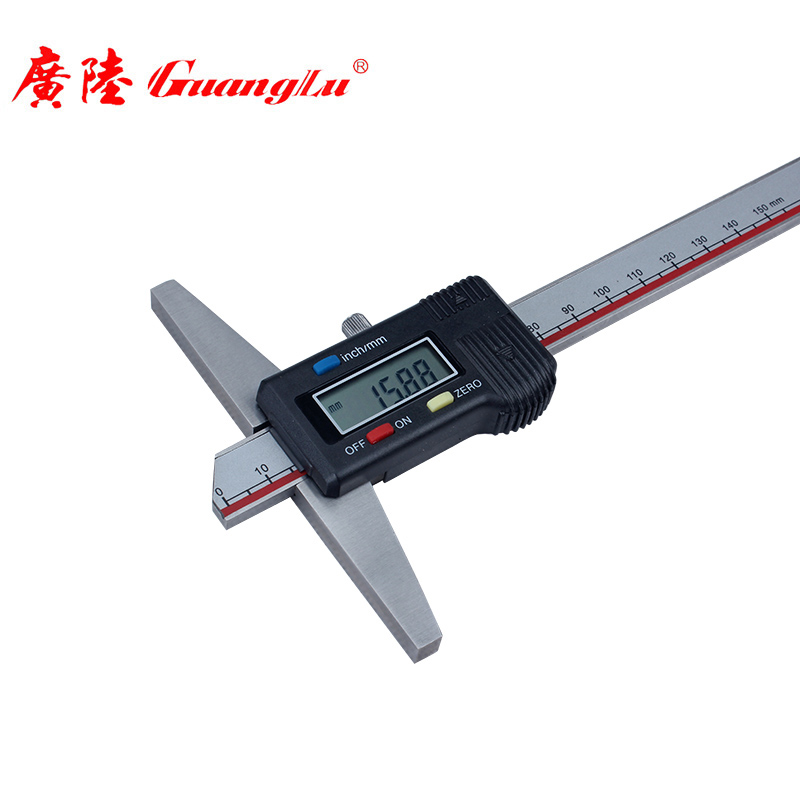 Guilin Guang Land Electronic Digital Digital Dimension Card Meter 0 - 150 200 300mm Accuracy 0 01mm Depth Ruler