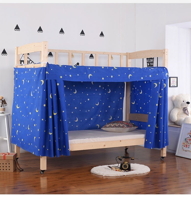 Màn vải, giường đơn, rèm, giường, giường, sinh viên đại học, rèm, ký túc xá, rèm giường, lưới giường, lưới giường - Bed Skirts & Valances 	rèm giường cho bé