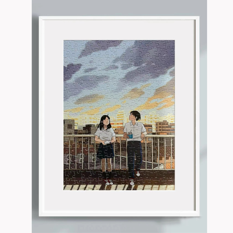 3D-Jp Puzzle Frame for Framing 1000 Pieces 37.8X58.8 Simple 600 Pieces 800/1200 Pieces Photo Frame Wall Hanging