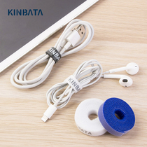 kinbata Japan Back to back velcro cable tie Self-adhesive buckle belt Fiber optic network cable Wire bundle Data cable strap